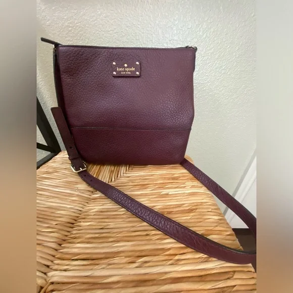 Kate Spade lexie Bay Street in Mulledwine crossbody bag - Picture 2 of 14